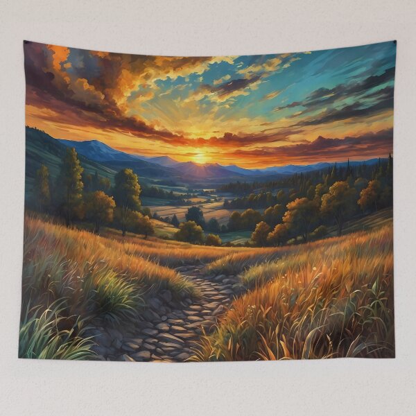Aperçu de l'œuvre Dawning Splendor : un chemin vers le lever du soleil créée et vendue par Vitalka-uk.