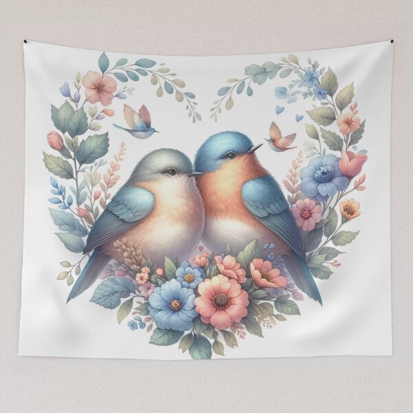 Item preview, Two cute birds designed and sold by CreativeMindAH.