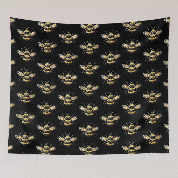Item preview, Bumblebee Pebble Artwork designed and sold by MachineDesigned.