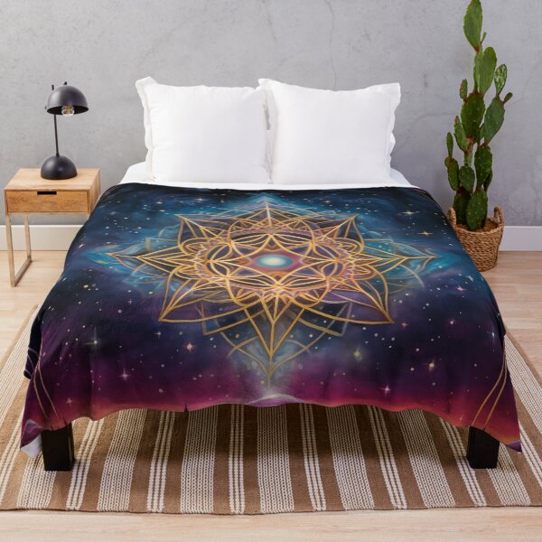 Item preview, Cosmic Harmony - Sacred Geometry Tapestry Art designed and sold by pooshda.