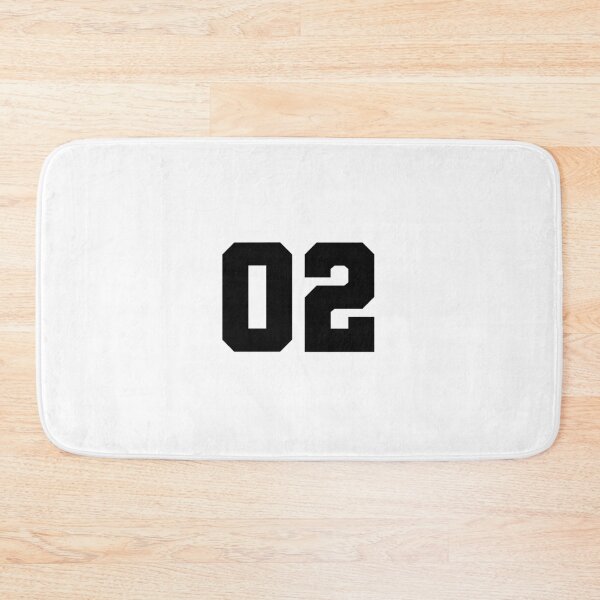 Item preview, 02, zero two, black, soccer league designed and sold by Numbers-Art.