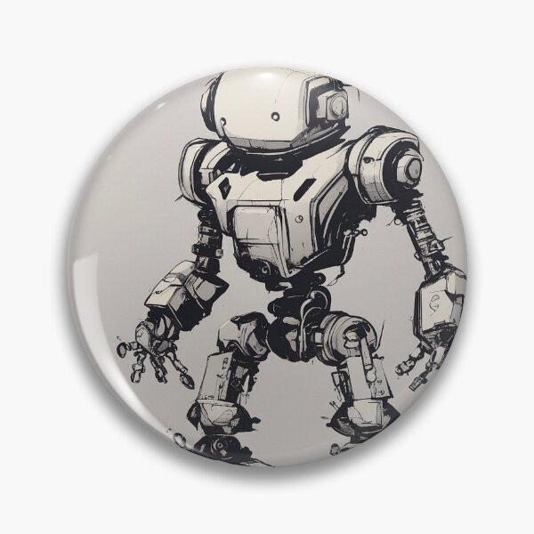 Item preview, Retro Robotic Charm designed and sold by mentokc.