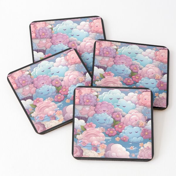 Item preview, clouds with flowers in the sky, clouds in the sky,  clouds and stars in the sky designed and sold by PRYMULLART.
