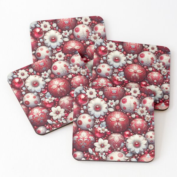 Item preview,  Pretty Red Glass Beads  designed and sold by LindaV44.