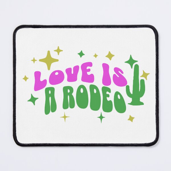 Item preview, Love Is A Rodeo Desert Scene Retro designed and sold by retrorascal.