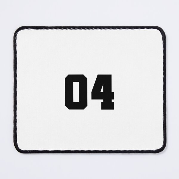 Item preview, 04, zero four, black, soccer league designed and sold by Numbers-Art.