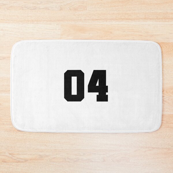 Item preview, 04, zero four, black, soccer league designed and sold by Numbers-Art.