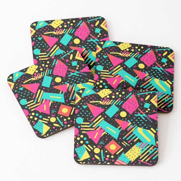 Item preview, 90s Retro Pattern - Funky Neons designed and sold by fabinthelab.