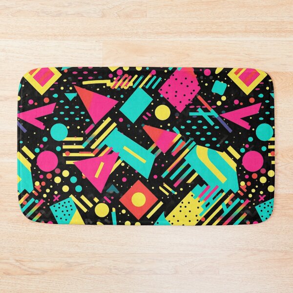 Item preview, 90s Retro Pattern - Funky Neons designed and sold by fabinthelab.