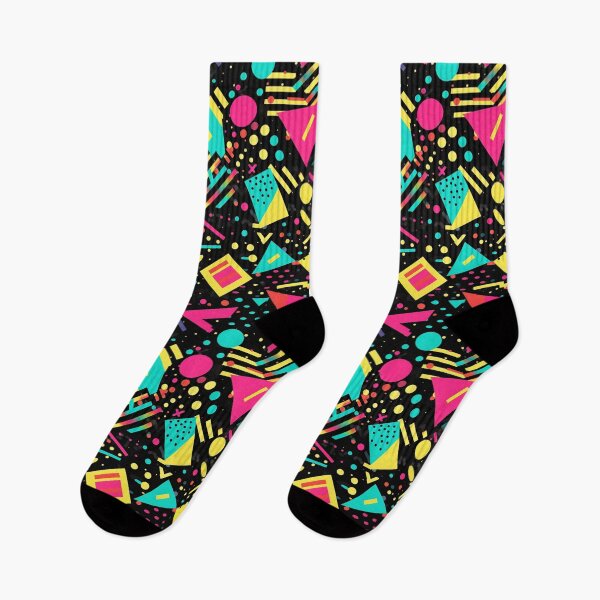 Item preview, 90s Retro Pattern - Funky Neons designed and sold by fabinthelab.