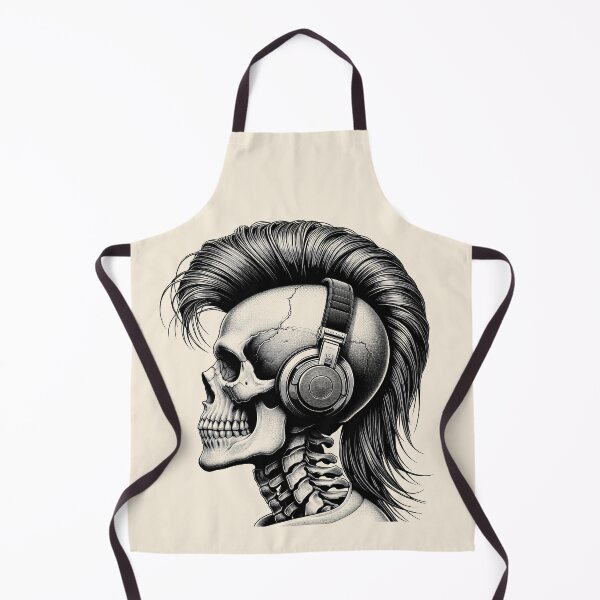 Item preview, Skull wearing Headphones #27 designed and sold by elektronen.