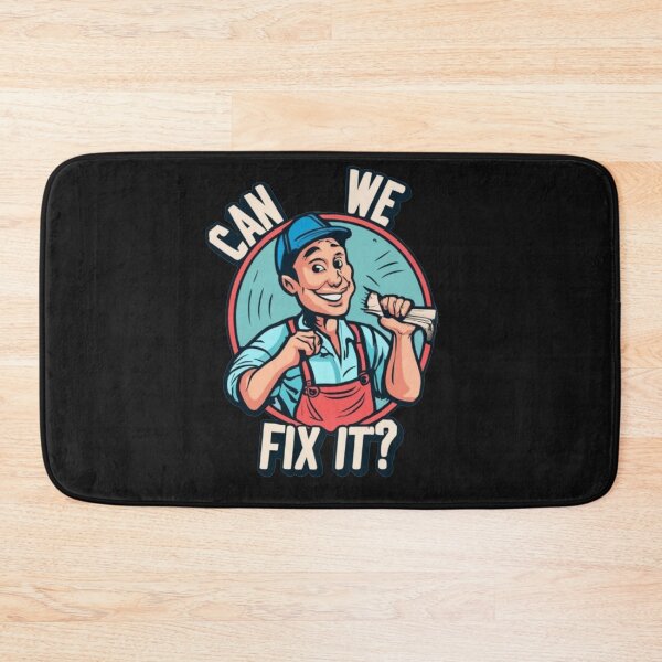 Item preview, Can we fix it ? Funny Cartoon Repair man designed and sold by Pawel Oska.