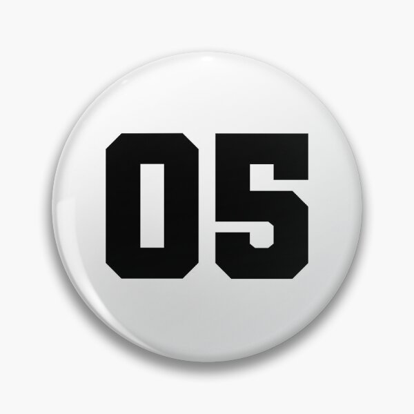 Item preview, 05, zero five, black, soccer league designed and sold by Numbers-Art.