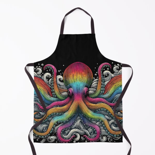 Item preview, Rainbow Scratch Draw Art - The octopus designed and sold by digital.stickerperso.com.