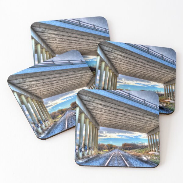 Item preview, Train Bridge Gaffiti Big Sky Alberta designed and sold by ColdCreekCanvas.