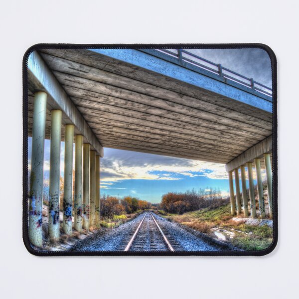 Item preview, Train Bridge Gaffiti Big Sky Alberta designed and sold by ColdCreekCanvas.