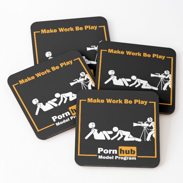 Item preview, Make Work Be Play (Pornhub Model Program) designed and sold by CursedwThirst.