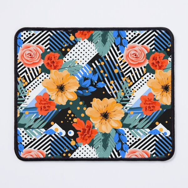 Item preview, 90s Retro Pattern - Funky Florals designed and sold by fabinthelab.
