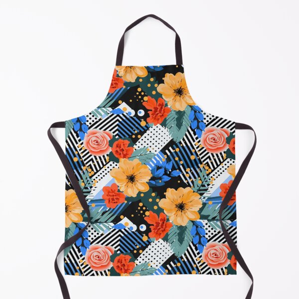 Item preview, 90s Retro Pattern - Funky Florals designed and sold by fabinthelab.