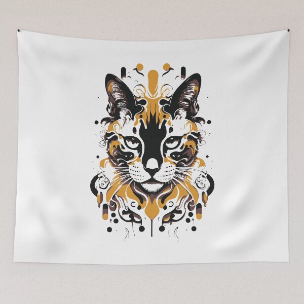 Item preview, Cute Cat Illusion Design, Funny Cat Lover Gift Idea designed and sold by PugSwagClothing.