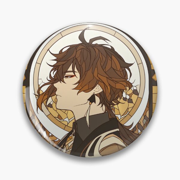 Item preview, Stained Glass Zhongli designed and sold by SchellStation.