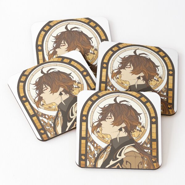 Item preview, Stained Glass Zhongli designed and sold by SchellStation.