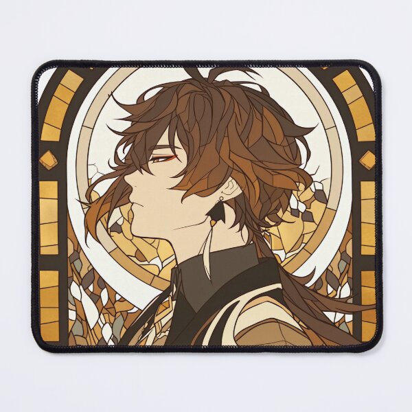 Item preview, Stained Glass Zhongli designed and sold by SchellStation.