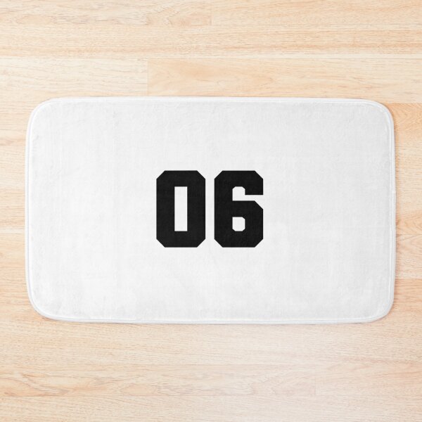 Item preview, 06, zero six, black, soccer league designed and sold by Numbers-Art.