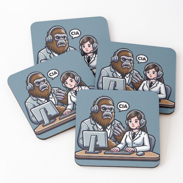 Item preview, Bigfoot's Desk Duty: The Mythical Agent designed and sold by ScroggMcGoose.