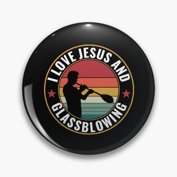 Item preview, Funny I Love Jesus & Glassblowing Glassblower designed and sold by BlueBerry-Pengu.