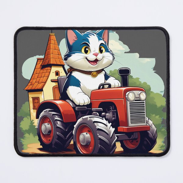 Item preview, Cat in Tractor designed and sold by neworionsOrions.