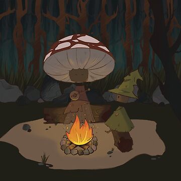 Artwork thumbnail, Moss LoveHeart and Little tin camping  by thegazanartist
