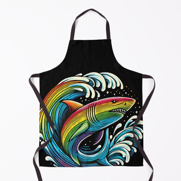 Item preview, Rainbow Scratch Draw Art - The shark designed and sold by digital.stickerperso.com.