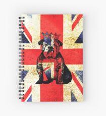 British Bulldog Crown Spiral Notebook