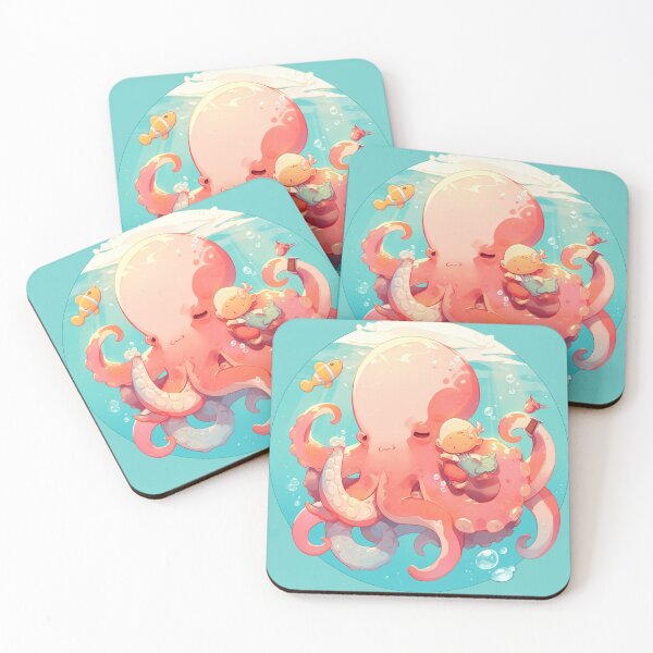Item preview, Cute Dumbo octopus and Bubbles designed and sold by SMARTKIT  DESIGNAGENCY.