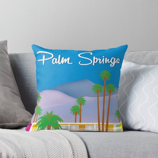Item preview, Palm Springs, California - Skyline Illustration by Loose Petals designed and sold by LoosePetals.