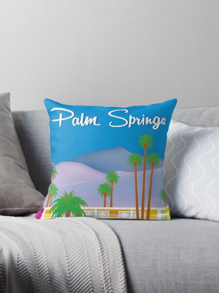 Item preview, Palm Springs, California - Skyline Illustration by Loose Petals designed and sold by LoosePetals.