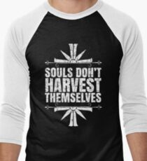 Souls Don't Harvest Themselves Men's Baseball ¾ T-Shirt