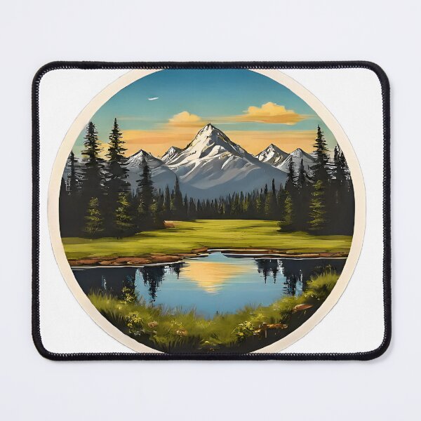 Item preview, River and mountains under sunset #5# designed and sold by Digistorma.