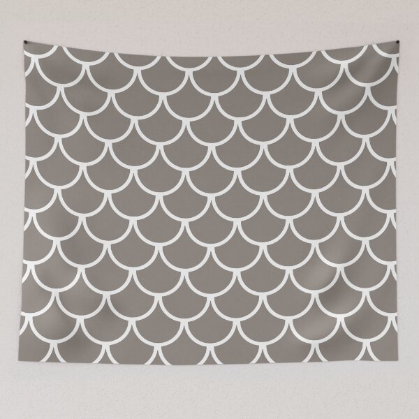 Item preview, Fish Scales Pattern: Neutral Brown designed and sold by Jared Davies.