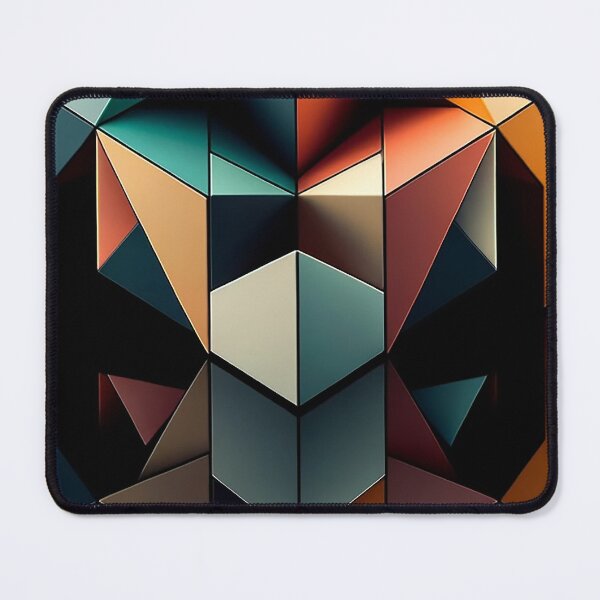 Item preview, Colorful Geometric Abstract Cube designed and sold by johnnycreidy.