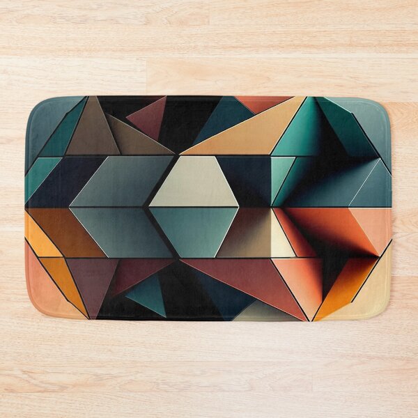 Item preview, Colorful Geometric Abstract Cube designed and sold by johnnycreidy.