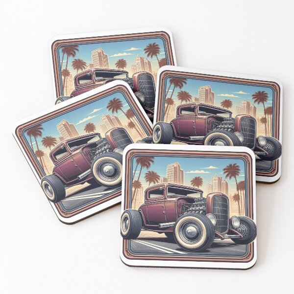 Item preview, Vintage Vibes: Ford Model A Hot Rod Extravaganza | Custom Car Enthusiast Design designed and sold by siljeberg.