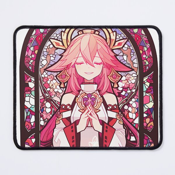Item preview, Stained Glass Yae Miko designed and sold by SchellStation.