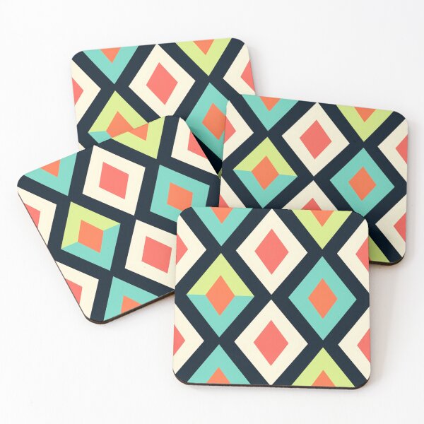 Item preview, Electric Geometric Patterns -Diamonds designed and sold by fabinthelab.