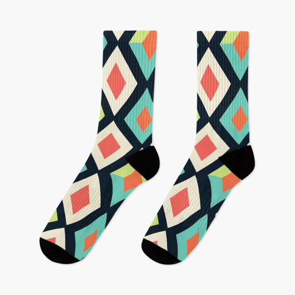 Item preview, Electric Geometric Patterns -Diamonds designed and sold by fabinthelab.