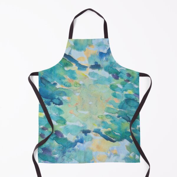 Item preview, Symmetrical Watercolor Marks Blue 1 designed and sold by Alchymie.