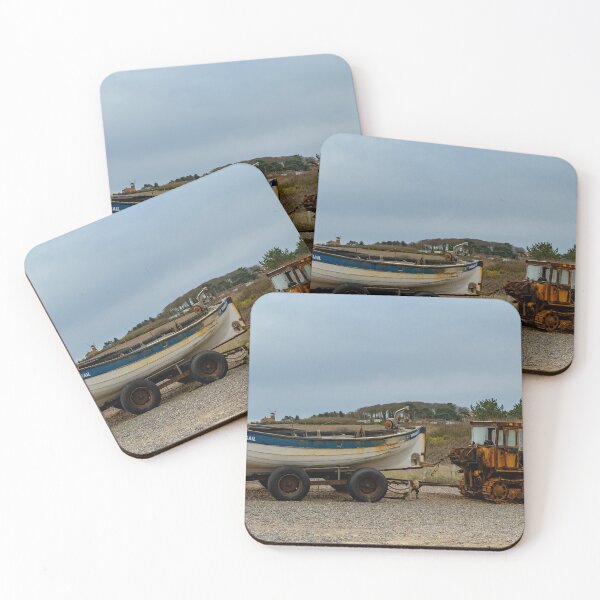 Item preview, Fishing boat on Weybourne beach, Norfolk coast designed and sold by yackers1.