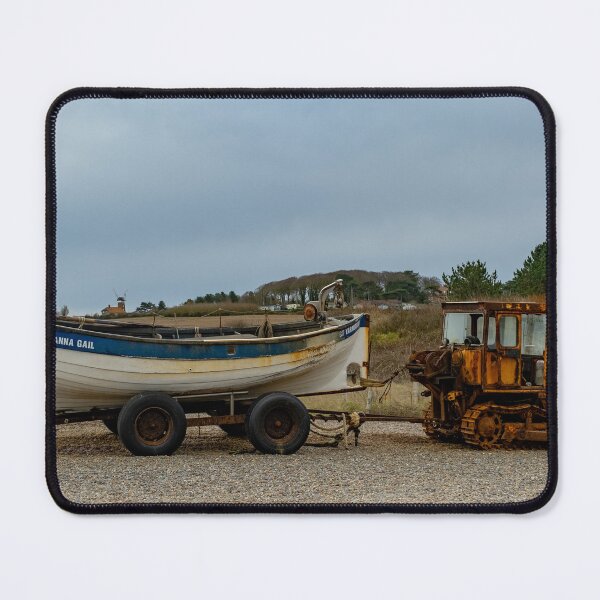 Item preview, Fishing boat on Weybourne beach, Norfolk coast designed and sold by yackers1.