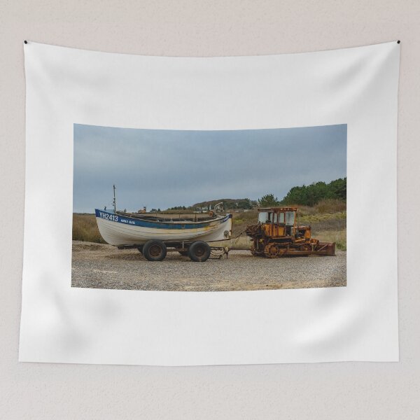 Item preview, Fishing boat on Weybourne beach, Norfolk coast designed and sold by yackers1.